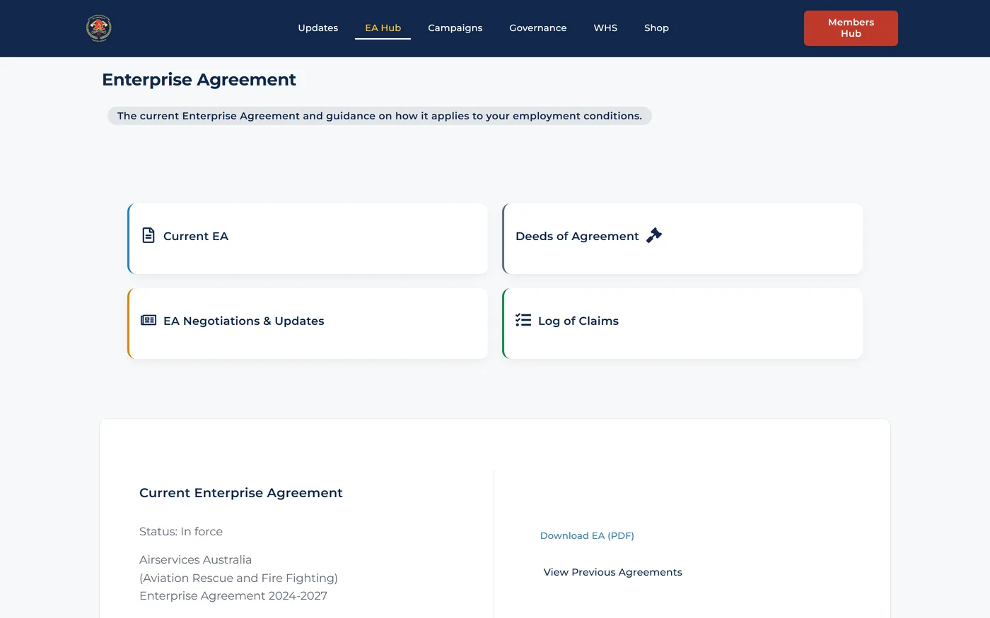 UFUAV Enterprise Agreement hub